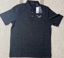 Image of Cutter And Buck Philadelphia Eagles Advantage Tri-Blend SpaceDye Polo LARGE NWT