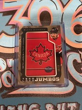 Seth Jarvis 10/15 Team Logo Jumbos Team Canada 2025-26 UD Black Diamond (CH)
