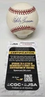 Bobby Thomson Signed Rawlings Official American League Baseball JSA COA A4