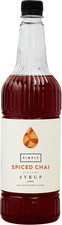 Spiced Chai Syrup Vegan & Nut Free Flavoured Syrup for Coffee Cocktails & Bakin