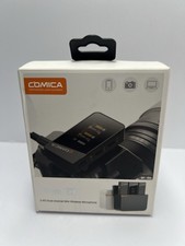 COMICA Vimo C1 Wireless Lavalier Microphone, Mini Lapel Mic w/ Noise Cancel