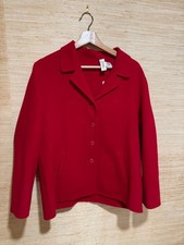 Talbots Vintage 100 Wool Blazer Jacket Coat Red Women's Size 6, 2983