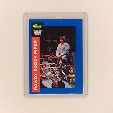 Rowdy Roddy Piper Card 1991 Classic WWF Superstars #31 Wrestling Card WWE