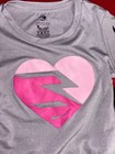 NWT Nike 2-Piece Pants & Shirt, Beige SZ 6-7 velour pants, Gray/Pink SZ S shirt — photo 4