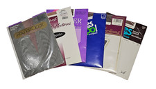 Vintage Lot of 6 Pair PANTYHOSE - Various Brands and Sizes C and C/D - NOS