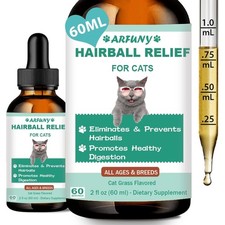 Hairball Treatment for Cats with Natural Ingredients & Vitamins,Cat Grass Flavor