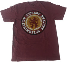 Camiseta Harry Potter Gryffindor Cresta de León Coraje Valentía Camiseta Para Hombres Nueva con Etiquetas