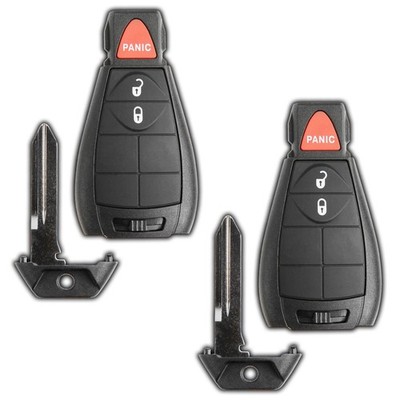 2 Remote Keyless Entry Proximity Car Fob Replacement For Chrysler 3b (IYZ-C01C)