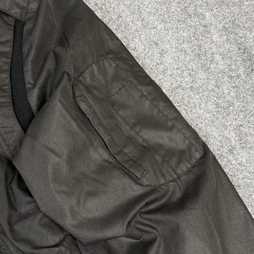 Vintage Current Seen Bomber Jacket Mens XL Black Military Flight Utility image 5