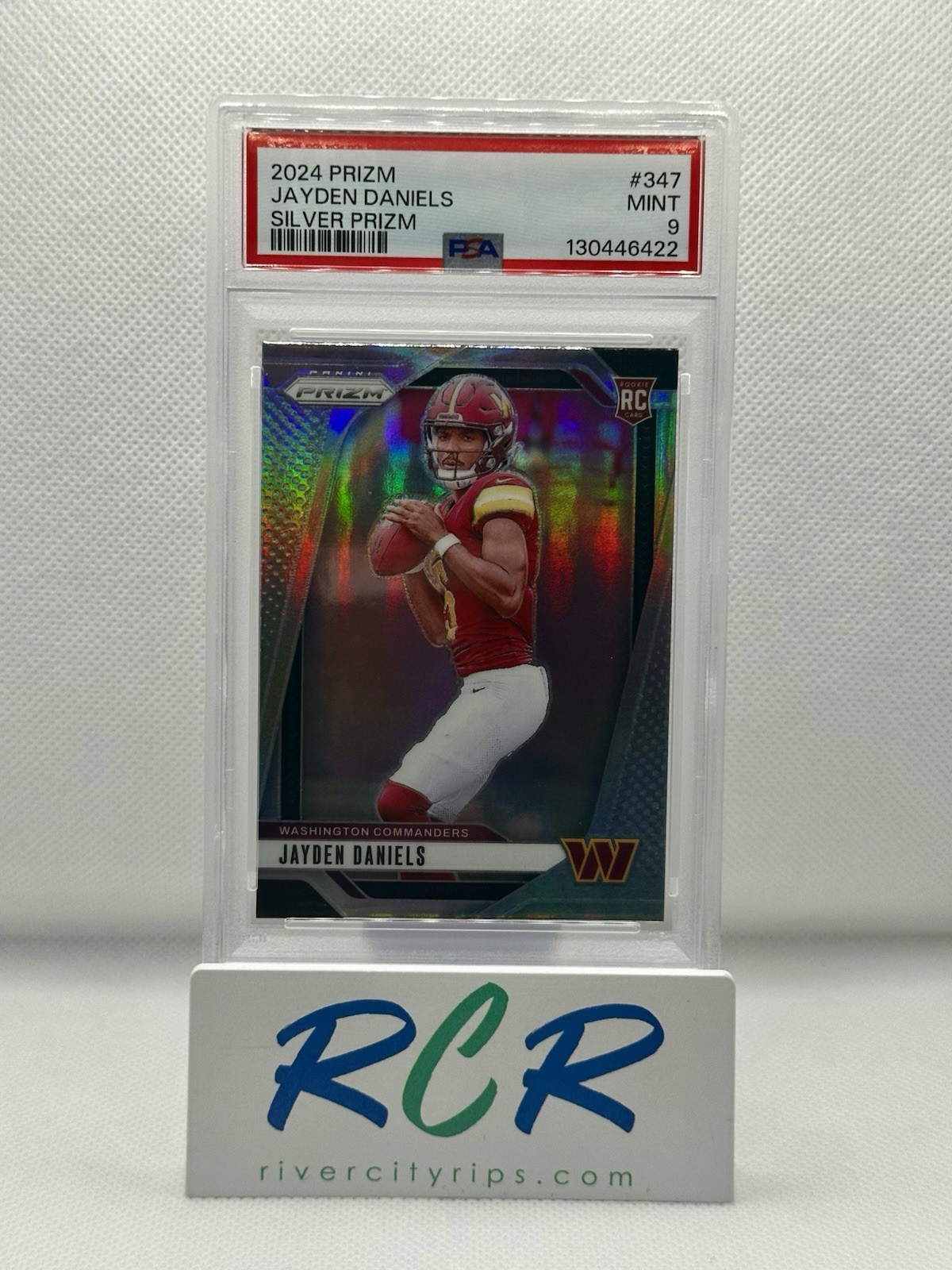 2024 Panini Prizm - Rookies Jayden Daniels #347 Silver Prizm (RC)