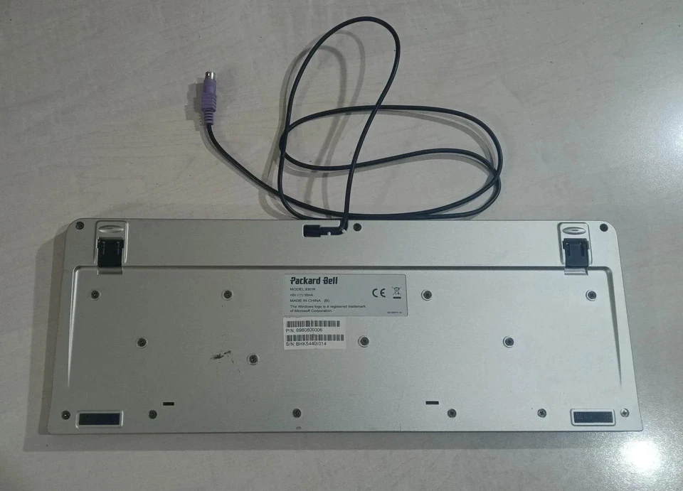 Tastiera PS2 Packard Bell 6301N usata layout Italiano 6960800006 BHK54401014 - Immagine 2 di 4