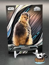2024 Topps Chrome Black Star Wars Rainbow Refractor 13 Chewbacca 71/199       