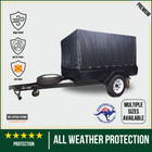 Heavy-Duty Waterproof Box Trailer Cover – 7x5x2 PVC Travel Protection