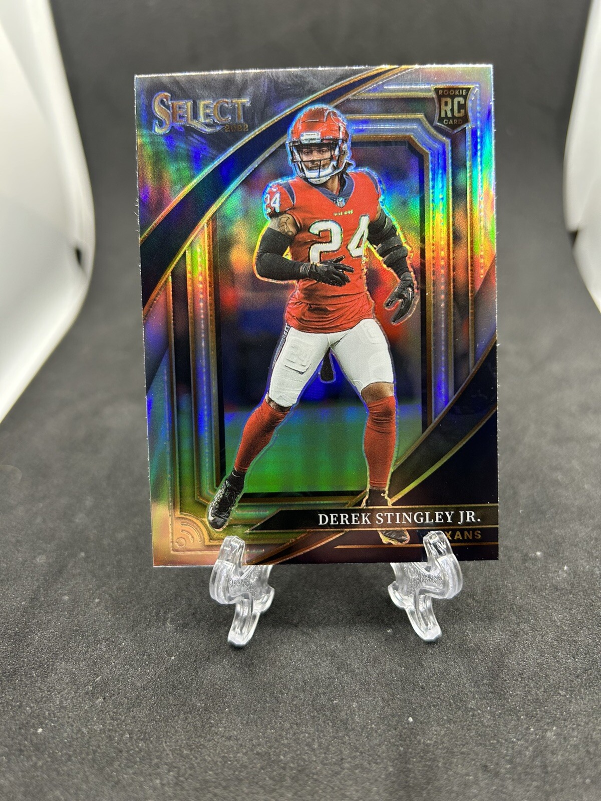 2022 Panini Select Derek Stingley Jr. Silver Prizm Rookie RC Suite Level