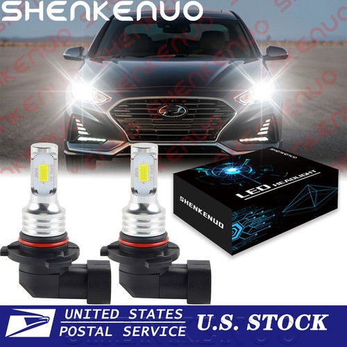 Para Hyundai Sonata 2015-2019 - 2 piezas 6000K LED faros bombillas de haz alto/bajo ZY - Imagen 1 de 12