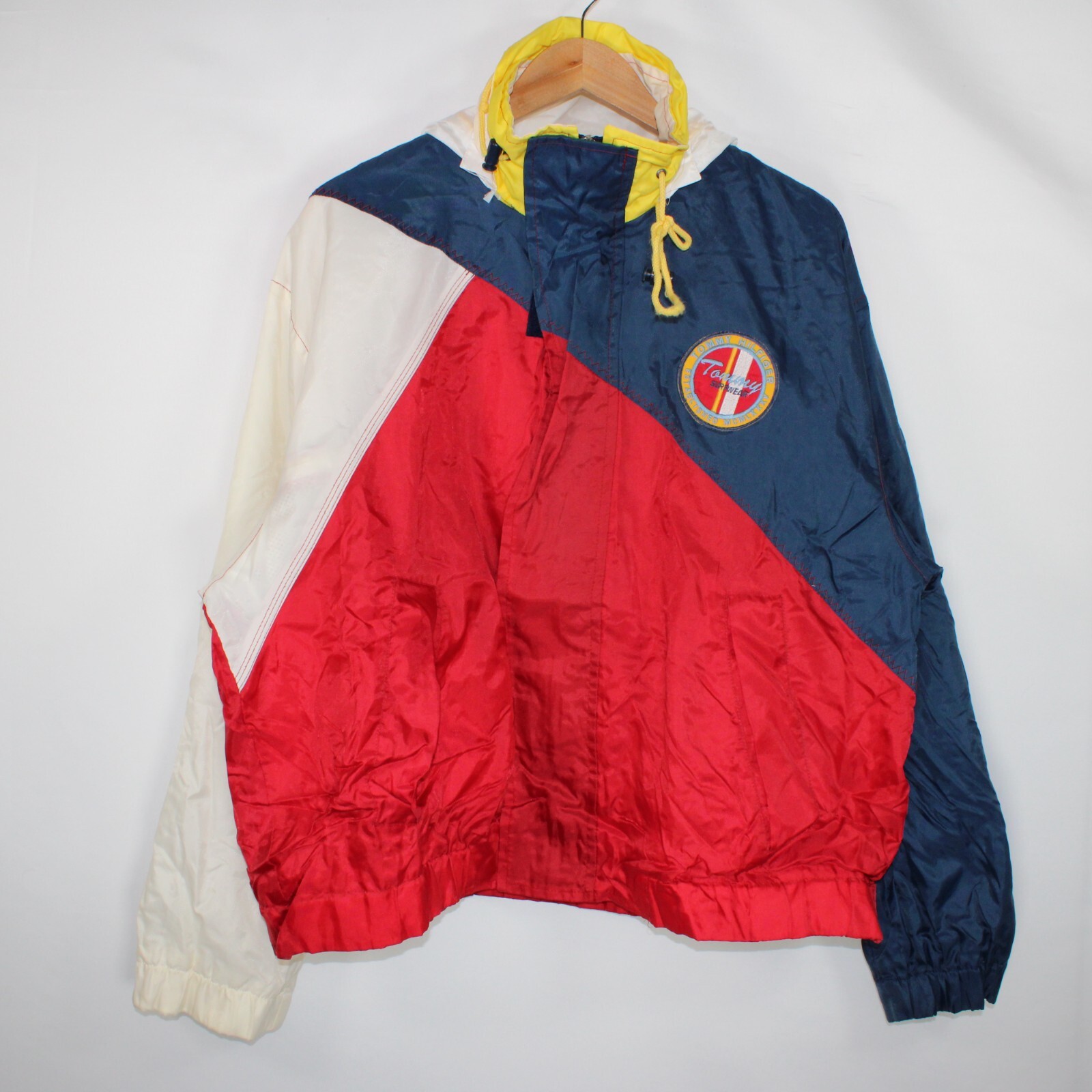 Tommy Hilfiger Sailing Gear Jacket Mens Very Relaxed Medium Nautical Vintage 90s