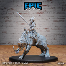 Barbarian Tribe Female by Epic Miniatures D D DND Set Ice Age