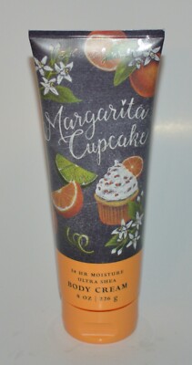 1 NEW BATH & BODY WORKS MARGARITA CUPCAKE ULTRA SHEA BODY CREAM LOTION 8OZ LARGE
