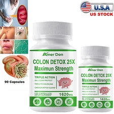 PARASITE DETOX BODY CLEANSE Complex Anti- PARASITE Support Cleanse 60/120 quick