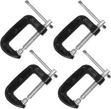 2 Inch C-Clamp Set, Heavy Duty Steel C Clamp Industrial Strength C Clamps for...