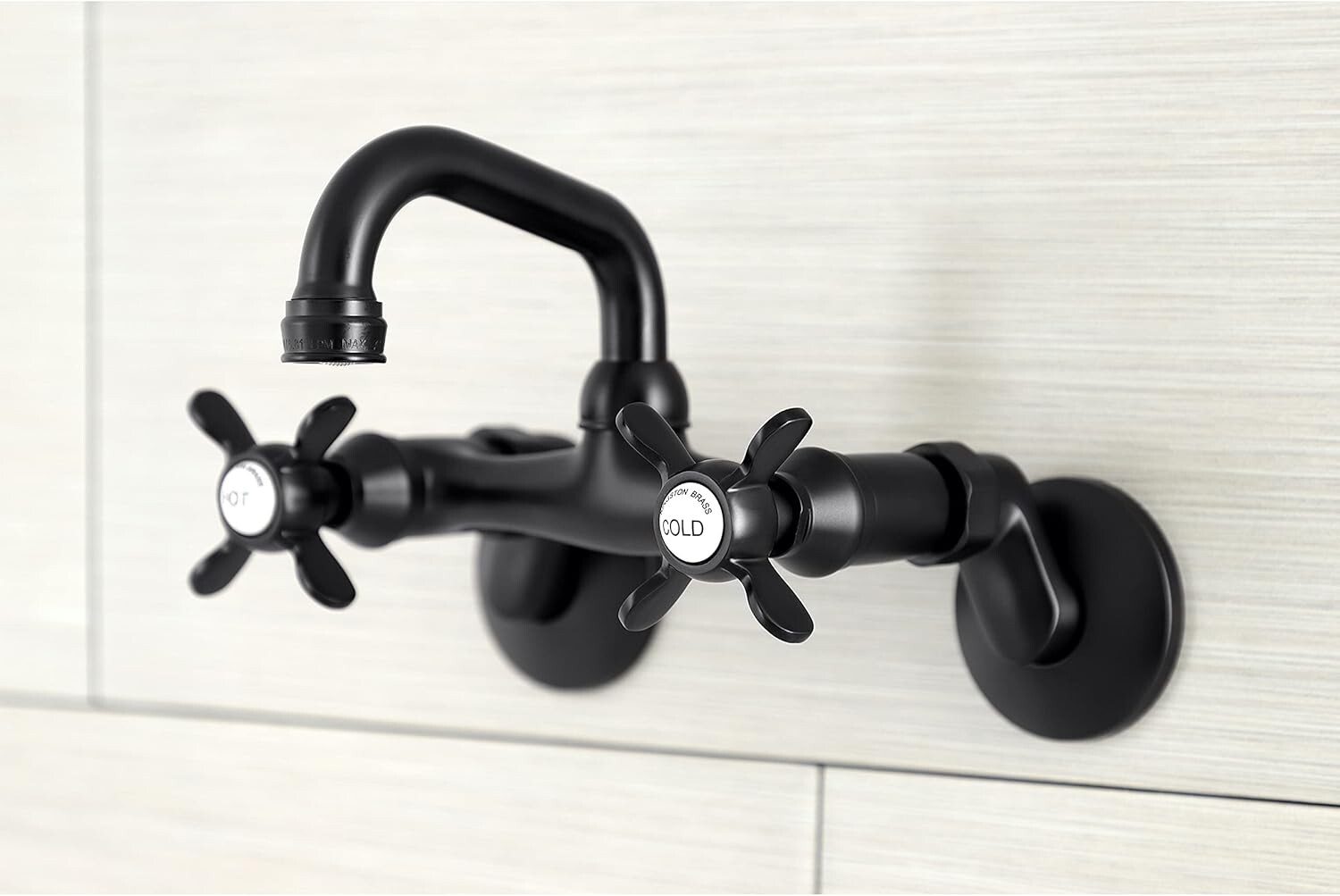 Kingston Brass KS112MB Kingston Bar Faucet, Matte Black 9 x 7.88 x 6.5