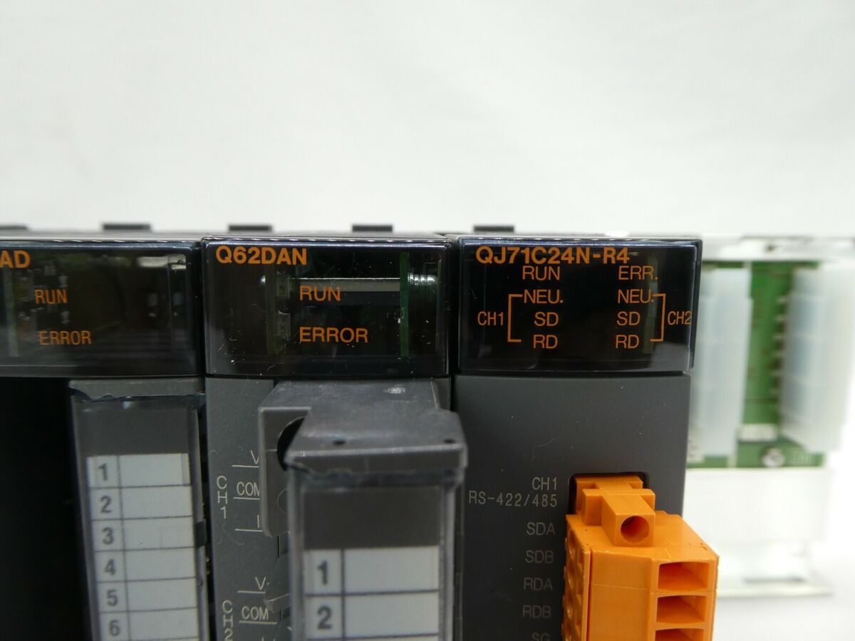 Mitsubishi MELSEC-Q PLC Control Assembly Q02HCPU Q63P QX42 Mitsubishi MELSEC-Q PLC Control Assembly Q02HCPU Q63P QX42