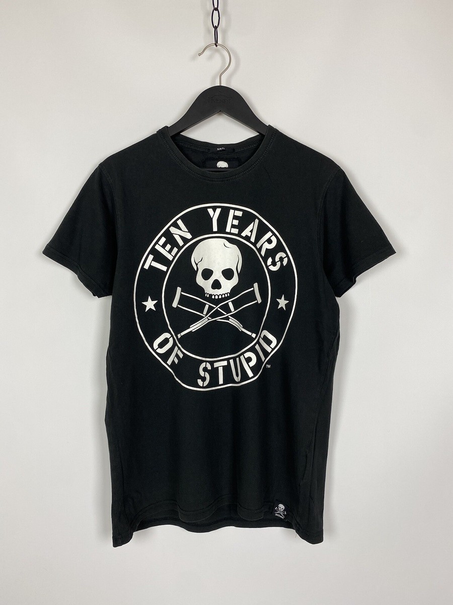 2014 MTV Jackass Ten Years Of Stupid Faded T-Shirt | eBay