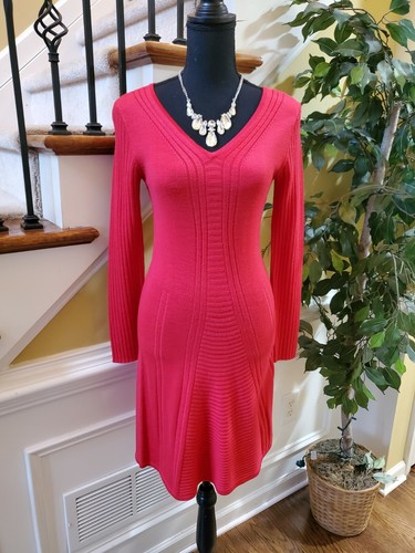 KRIMSON KLOVER Red Merino Wool Sweater 