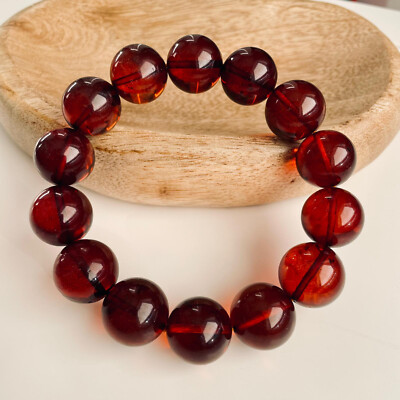 Red Cherry Natural Baltic Amber Bracelet