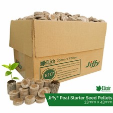 200 x Jiffy 7 33mm Peat Plug Propagation Pellets