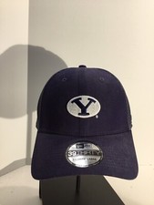 BYU Cougars Brigham New Era 39Thirty Hat Cap Navy Trucker Mesh College Football