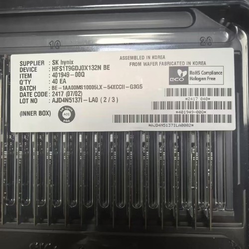 1.92TB SSD SK hynix PE9010 M.2 NVME 22110 PCIE3.0 HFS1T9GDJ0X132N BE FW:51092A30 - Afbeelding 2 van 3