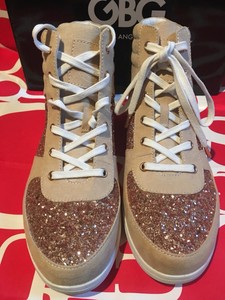 guess rose gold shoes