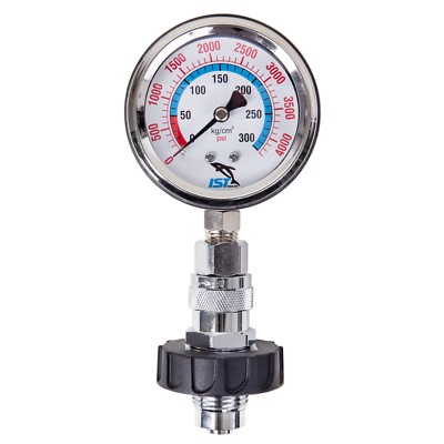 IST CT-1 Premium DIN Tank Pressure Checker With Gauge