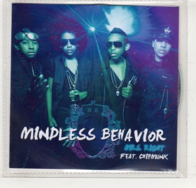(HM506) Mindless Behavior, Mrs Right ft Chipmunk - DJ CD