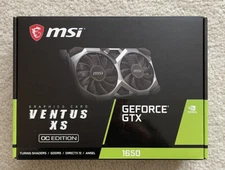 MSI Gaming GeForce GTX 1650 Ventus XS 4G OC128 Bit 