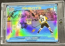 Sidney Crosby RARE ACTION REFRACTOR  INVESTMENT CARD PENGUINS HOF MINT