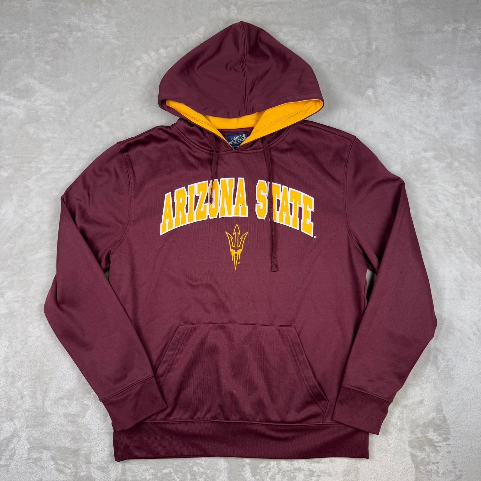 Arizona State University NCAA Sun Devils Hoodie Sweatshirt Large Campus Heritage