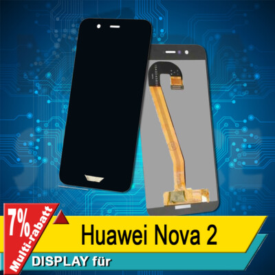Display Für Huawei Nova 2 Komplettes Bildschirm Lcd Touch Schwarz