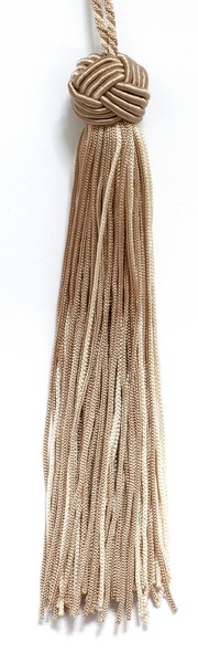 "DÉCopro Vanille-Spitze Quasten-Set 10-Teilig, Elfenbein 5,5\" Chainette"-image