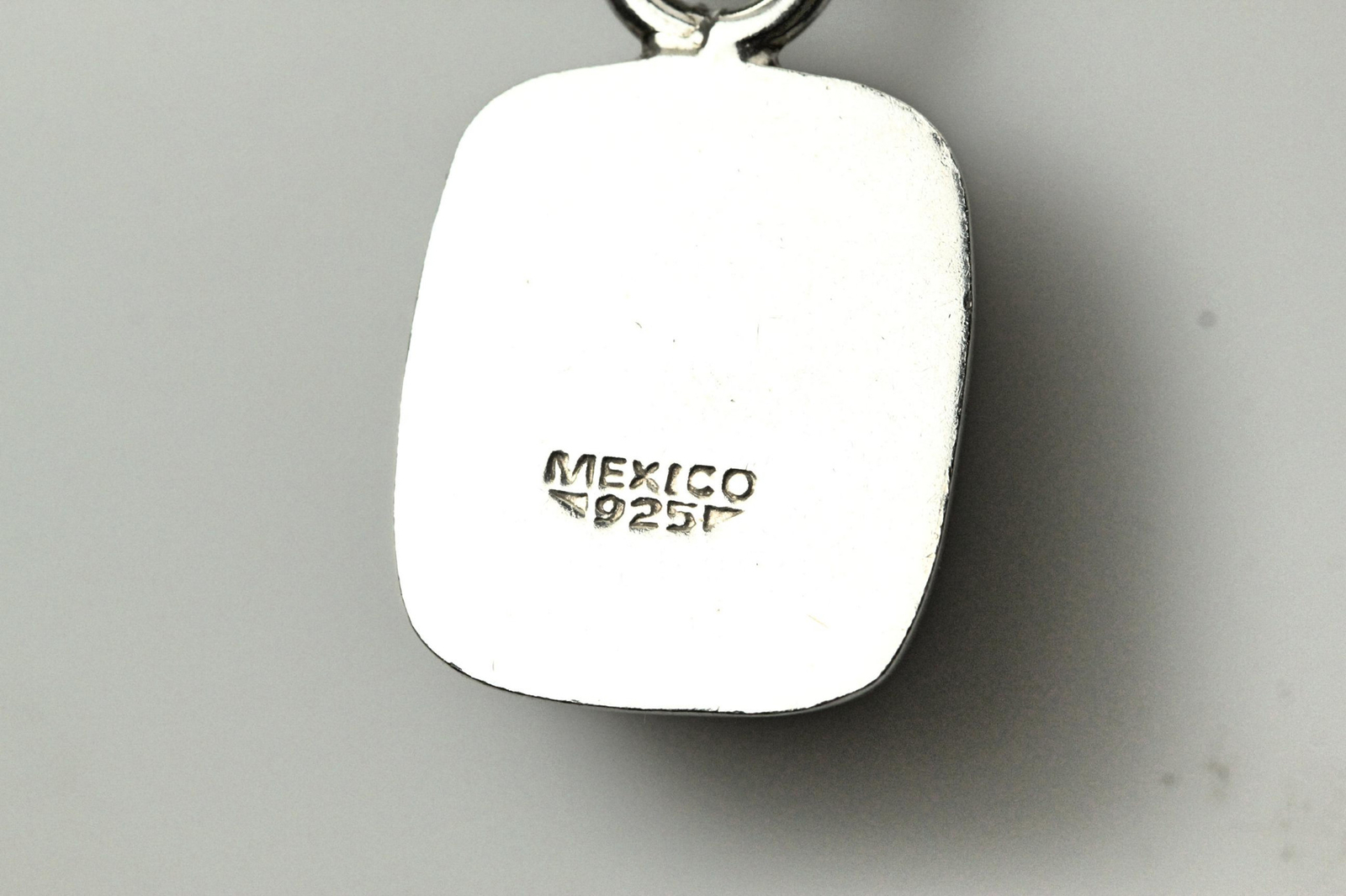 925 Sterling Silver Rectangular Shaped Black Ston… - image 5