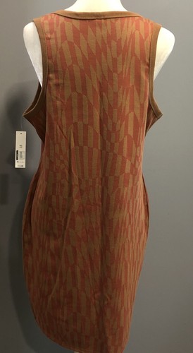 Juniors Size 2XL Sleeveless Knit Dress Brown - Picture 8 of 15
