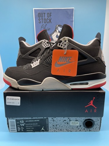 air jordan 4 bred ebay