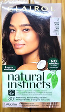 CLAIROL NATURAL INSTINCTS 3 BROWN BLACK PERMANENT HAIR COLOR
