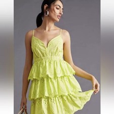 Anthropologie Hope for Flowers Lace Mini Dress
