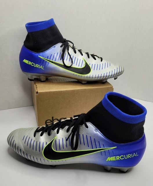 blue mercurial soccer cleats