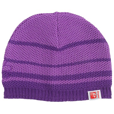 Bergans of Norway - Women's O/S - Purple Striped Dri-Release  Cecilie Beanie Hat