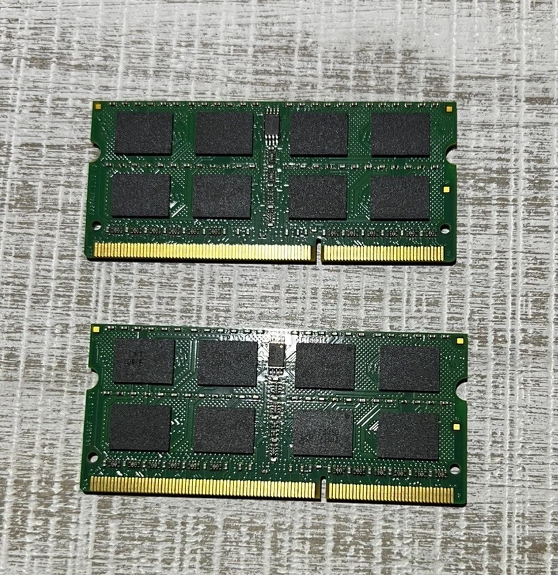 Transcend 4GB x 2 8gb Total 2Rx8  DDR3 1600  Laptop  Ram MEMORY - Image 2 of 3