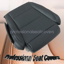 For 13-20 Lexus GS350 F Sport Driver Bottom Replacement Leather Seat Cover Black