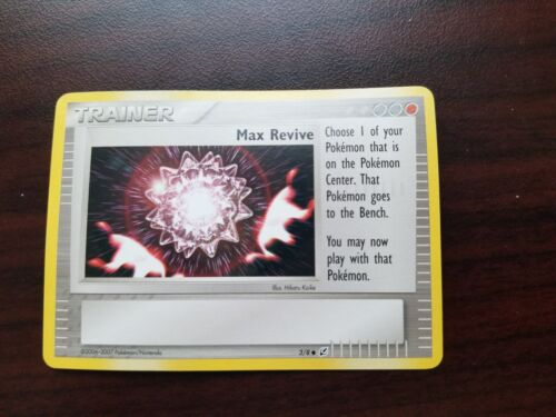 Pokemon Card - Max Revive Trainer 3/8 - Trading Figure Game - Afbeelding 1 van 2